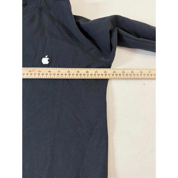 Apple Jacket Large Black Embroidered Logo Staff Employee Uniform Full Zip - Picture 5 of 6